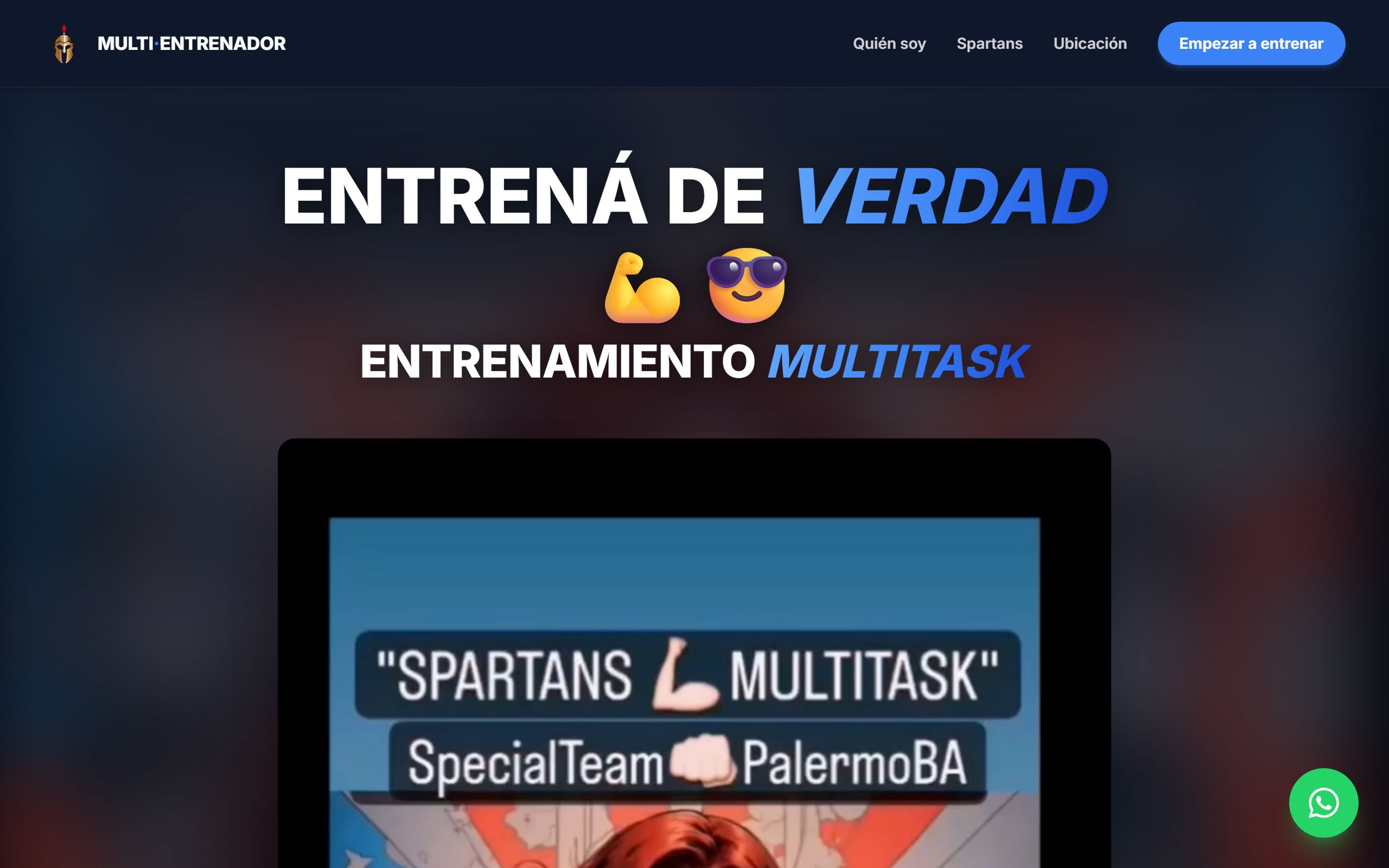 Captura de Multientrenador — Personal Trainer